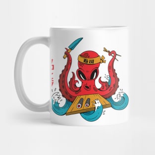 Chef Octopus Sushi Mug